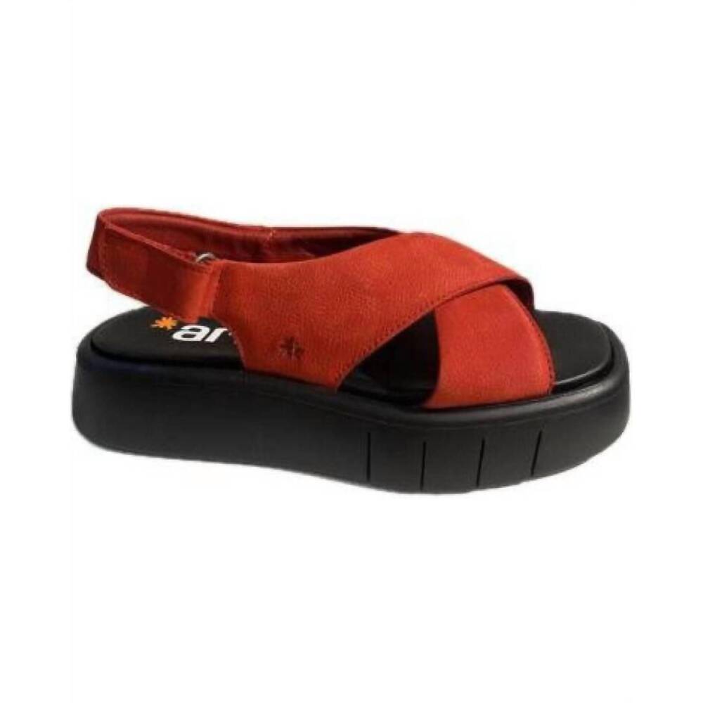 NEW ART METROPOLITAN SHOES women's malaga sandal in red